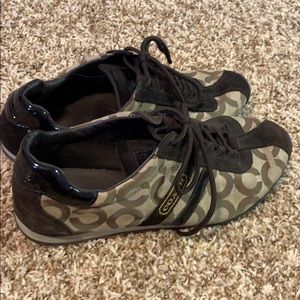 Coach tennis shoes.